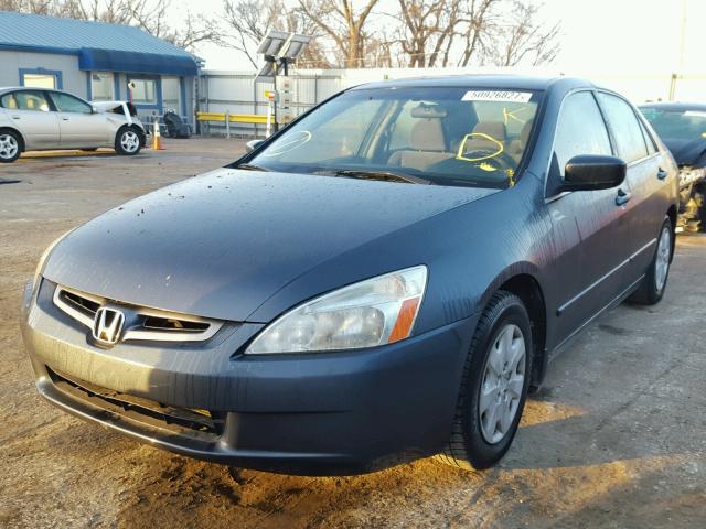 JHMCM56343C021208 - 2003 HONDA ACCORD LX BLUE photo 2