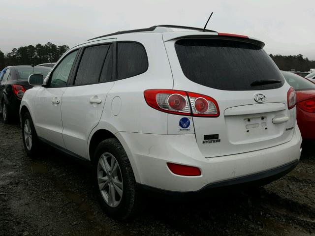 5XYZH4AG2BG002719 - 2011 HYUNDAI SANTA FE S 白色 照片 3