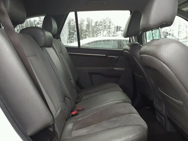 5XYZH4AG2BG002719 - 2011 HYUNDAI SANTA FE S 白色 照片 6