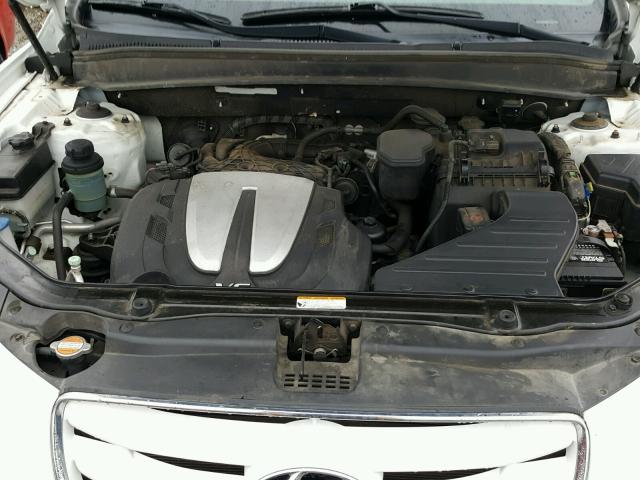 5XYZH4AG2BG002719 - 2011 HYUNDAI SANTA FE S 白色 照片 7