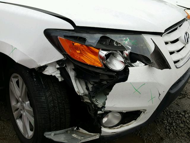 5XYZH4AG2BG002719 - 2011 HYUNDAI SANTA FE S 白色 照片 9