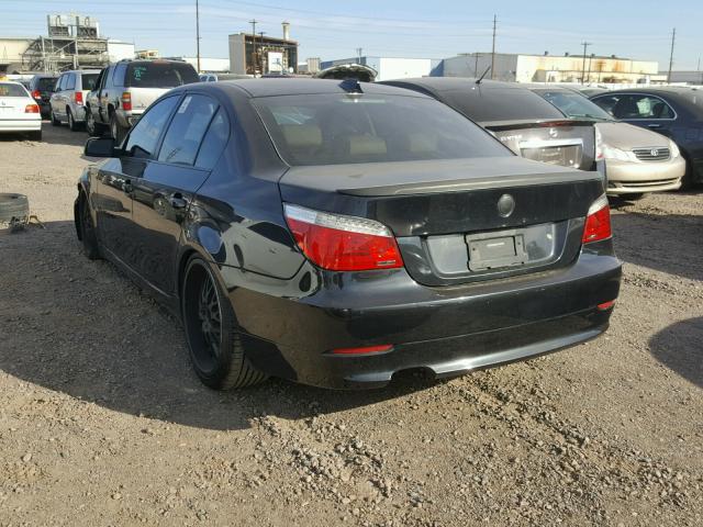 WBANW13528CZ83837 - 2008 BMW 535 I BLACK photo 3