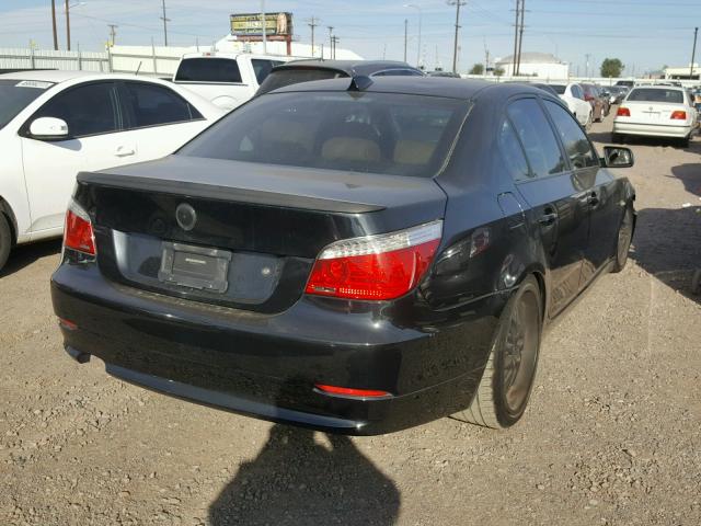 WBANW13528CZ83837 - 2008 BMW 535 I BLACK photo 4