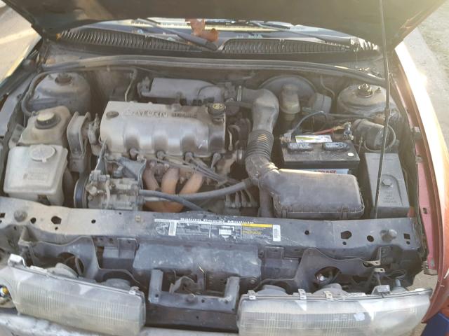 1G8ZH5287WZ203854 - 1998 SATURN SL1 GREEN photo 7