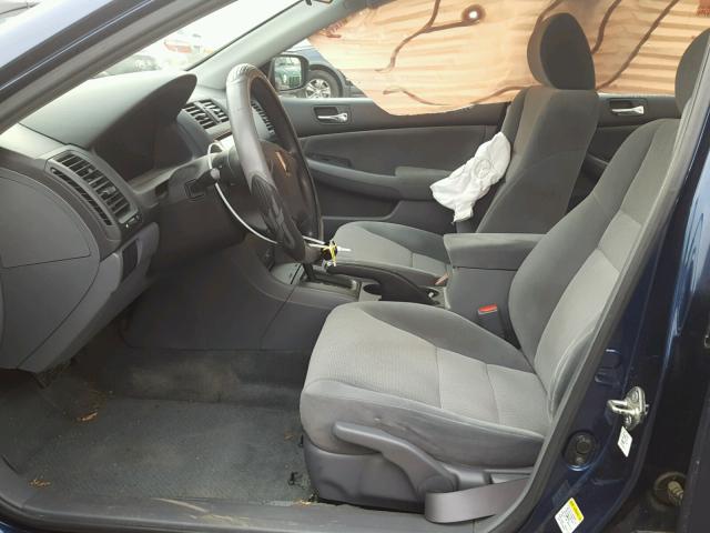 1HGCM56415A063913 - 2005 HONDA ACCORD LX BLUE photo 5