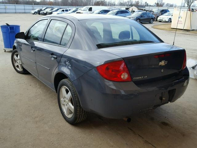 1G1AT58H297109091 - 2009 CHEVROLET COBALT LT GRAY photo 3