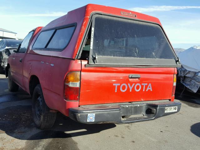 4TANL42N5VZ221959 - 1997 TOYOTA TACOMA RED photo 3