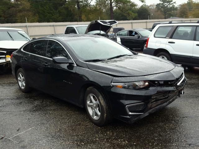1G1ZB5ST1HF144194 - 2017 CHEVROLET MALIBU LS BLACK photo 1