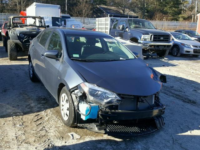 2T1BURHE2EC097877 - 2014 TOYOTA COROLLA L GRAY photo 1