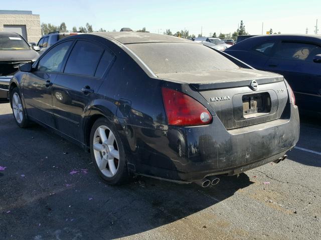 1N4BA41E74C833067 - 2004 NISSAN MAXIMA SE BLACK photo 3