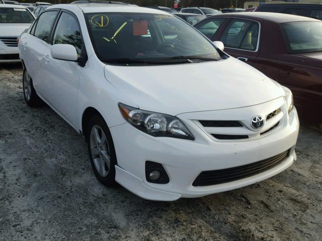 5YFBU4EEXDP200257 - 2013 TOYOTA COROLLA BA WHITE photo 1