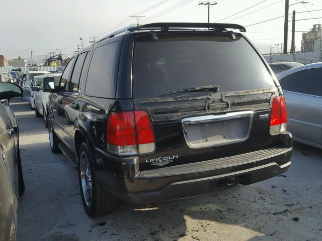 5LMEU68H83ZJ43391 - 2003 LINCOLN AVIATOR BLACK photo 3