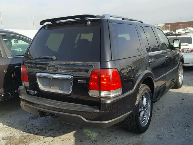 5LMEU68H83ZJ43391 - 2003 LINCOLN AVIATOR BLACK photo 4