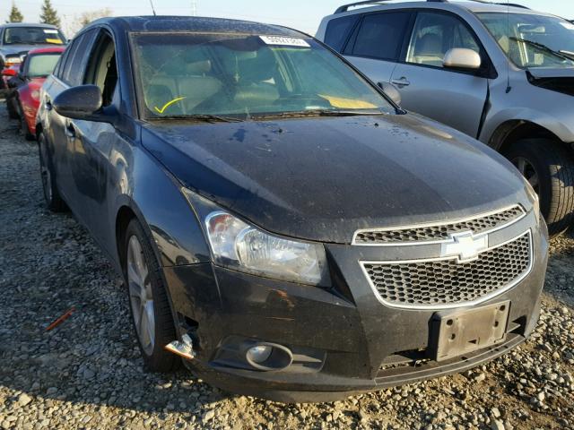 1G1PH5SC2C7159134 - 2012 CHEVROLET CRUZE LTZ BLACK photo 1