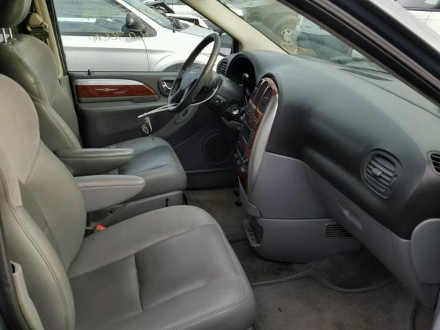 2C8GP64LX5R545765 - 2005 CHRYSLER TOWN & COU BLUE photo 5