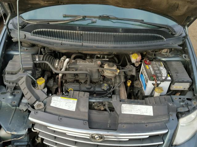 2C8GP64LX5R545765 - 2005 CHRYSLER TOWN & COU BLUE photo 7