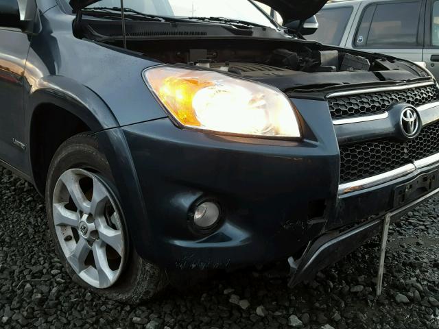 2T3DK4DV7BW064110 - 2011 TOYOTA RAV4 LIMIT BLUE photo 9