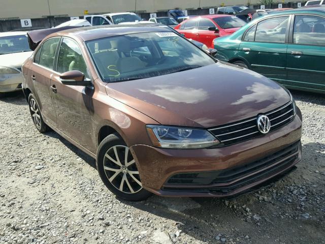 3VWDB7AJ2HM323631 - 2017 VOLKSWAGEN JETTA SE BROWN photo 1