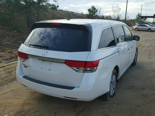 5FNRL5H63EB117133 - 2014 HONDA ODYSSEY EX WHITE photo 4