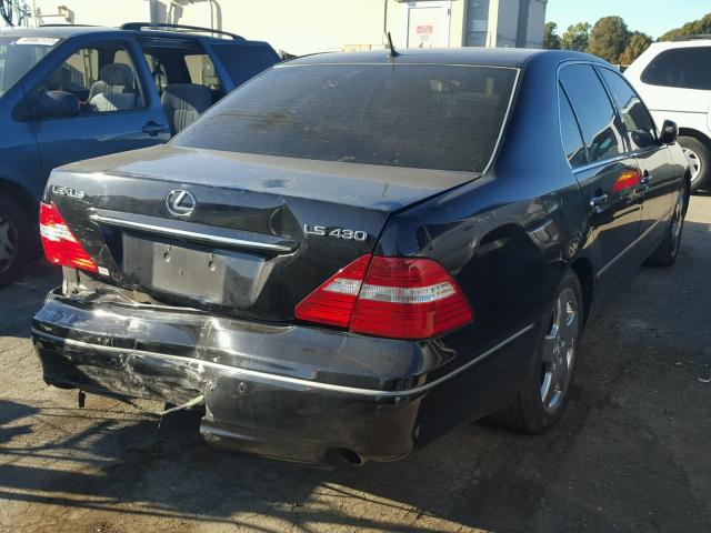 JTHBN36FX65037025 - 2006 LEXUS LS 430 BLACK photo 4