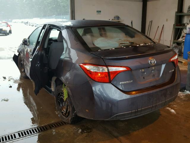 2T1BPRHE7EC018078 - 2014 TOYOTA COROLLA EC 灰色 照片 3