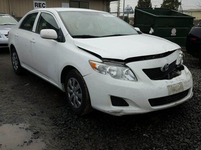 JTDBL40E69J042179 - 2009 TOYOTA COROLLA BA WHITE photo 1