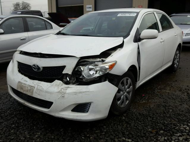 JTDBL40E69J042179 - 2009 TOYOTA COROLLA BA WHITE photo 2