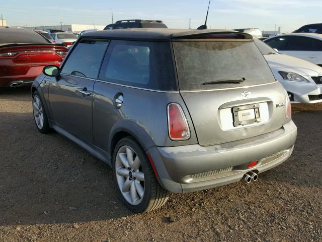 WMWRE33556TL17696 - 2006 MINI COOPER S GRAY photo 3