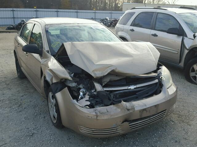 1G1AK52FX57624182 - 2005 CHEVROLET COBALT TAN photo 1