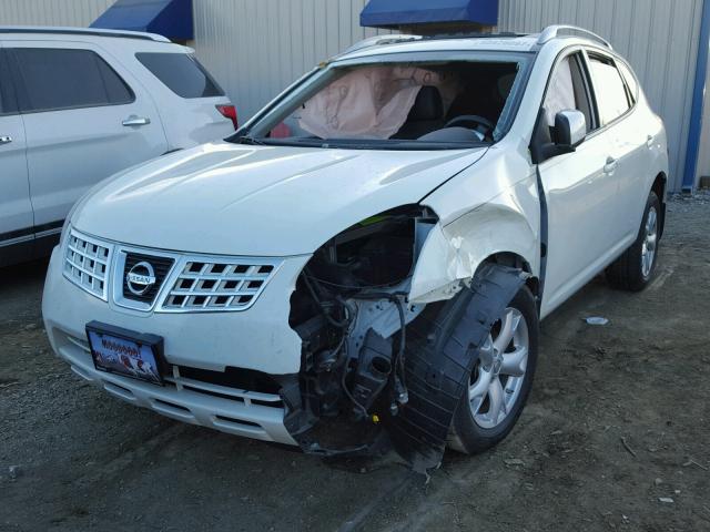 JN8AS58V59W441813 - 2009 NISSAN ROGUE S WHITE photo 2