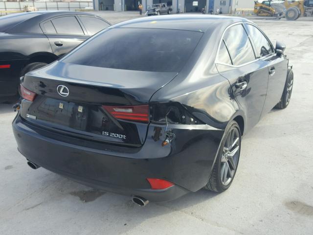 JTHBA1D23G5021931 - 2016 LEXUS IS 200T BLACK photo 4