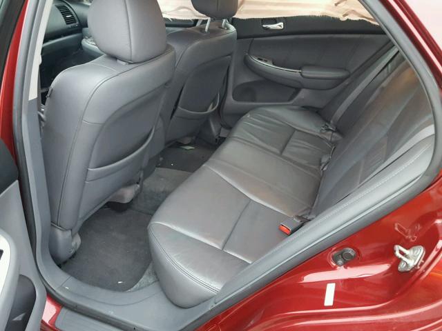 1HGCM66596A031159 - 2006 HONDA ACCORD EX RED photo 6