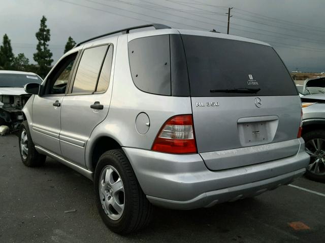 4JGAB57E43A457997 - 2003 MERCEDES-BENZ ML 350 SILVER photo 3