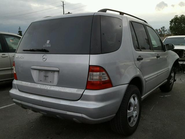 4JGAB57E43A457997 - 2003 MERCEDES-BENZ ML 350 SILVER photo 4