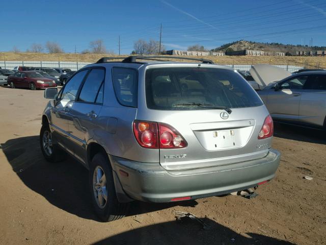 JT6GF10U5Y0075141 - 2000 LEXUS RX 300 SILVER photo 3