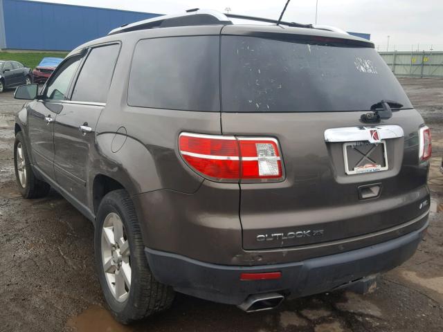 5GZEV33747J113938 - 2007 SATURN OUTLOOK SP ყავისფერი ფოტო 3