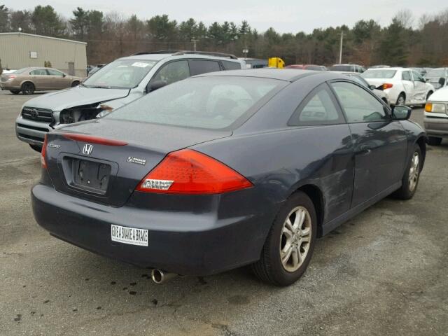 1HGCM72716A014837 - 2006 HONDA ACCORD EX CHARCOAL photo 4