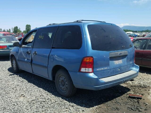 2FMZA51413BA85254 - 2003 FORD WINDSTAR L BLUE photo 3