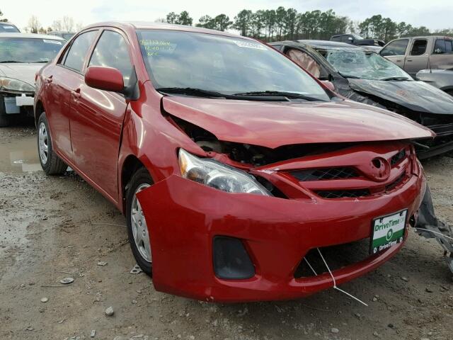 5YFBU4EE0DP077469 - 2013 TOYOTA COROLLA BA RED photo 1