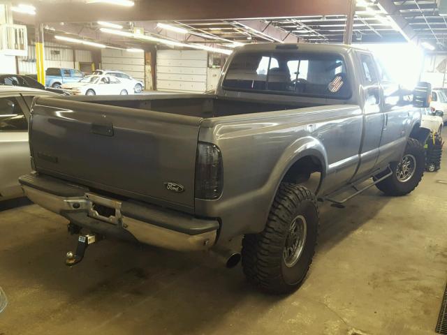 1FTNX21F7YEA84414 - 2000 FORD F250 SUPER GRAY photo 4