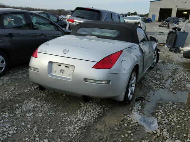 JN1AZ36A86M452133 - 2006 NISSAN 350Z ROADS SILVER photo 4