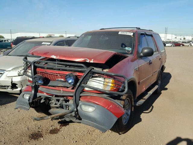 1FMFU16L22LA05235 - 2002 FORD EXPEDITION MAROON photo 2