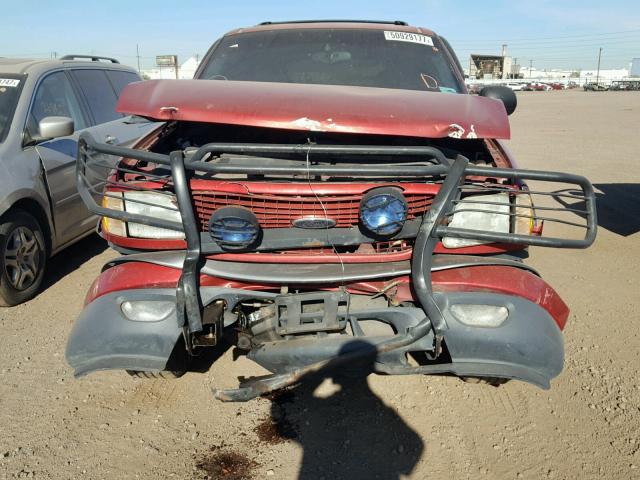 1FMFU16L22LA05235 - 2002 FORD EXPEDITION MAROON photo 9