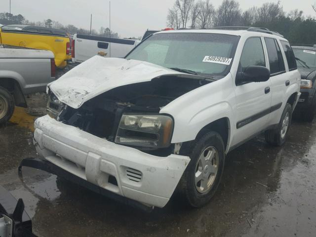 1GNDS13S632308711 - 2003 CHEVROLET TRAILBLAZE WHITE photo 2