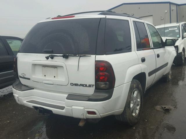 1GNDS13S632308711 - 2003 CHEVROLET TRAILBLAZE WHITE photo 4