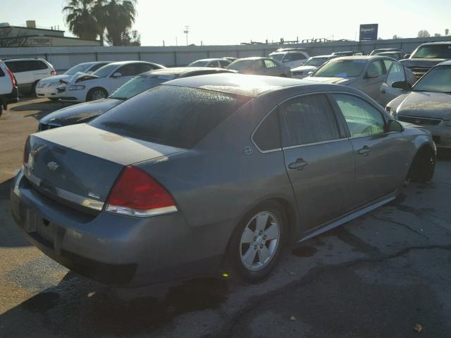 2G1WT57K191113388 - 2009 CHEVROLET IMPALA 1LT GRAY photo 4