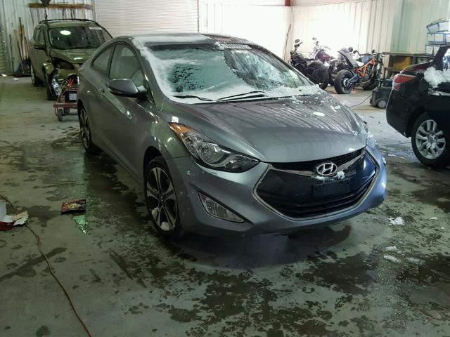 KMHDH6AE4DU019538 - 2013 HYUNDAI ELANTRA CO SILVER photo 1