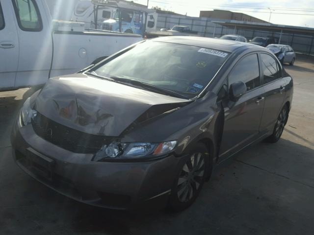 19XFA1F84AE058387 - 2010 HONDA CIVIC EX BROWN photo 2