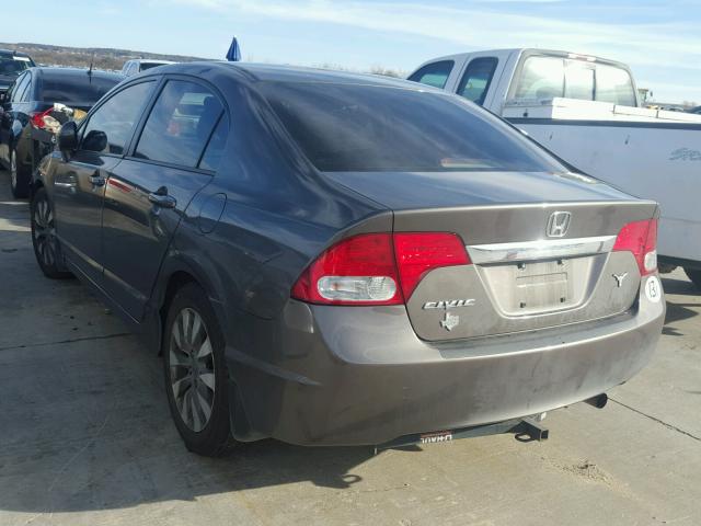 19XFA1F84AE058387 - 2010 HONDA CIVIC EX ყავისფერი ფოტო 3