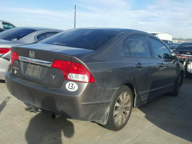 19XFA1F84AE058387 - 2010 HONDA CIVIC EX ყავისფერი ფოტო 4